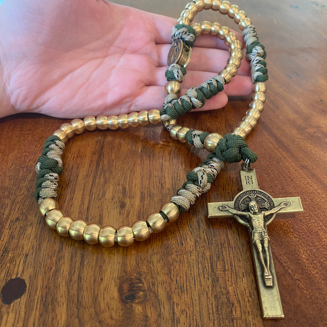 Weapon for these Times: Brass Miraculous Medal Rosary