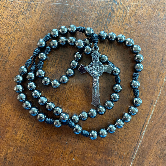 Gunmetal Pocket Seven Sorrows Paracord Chaplet