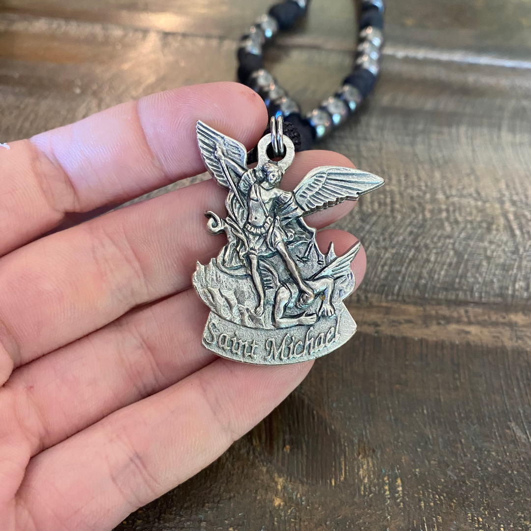 Gunmetal St Michael Paracord Chaplet