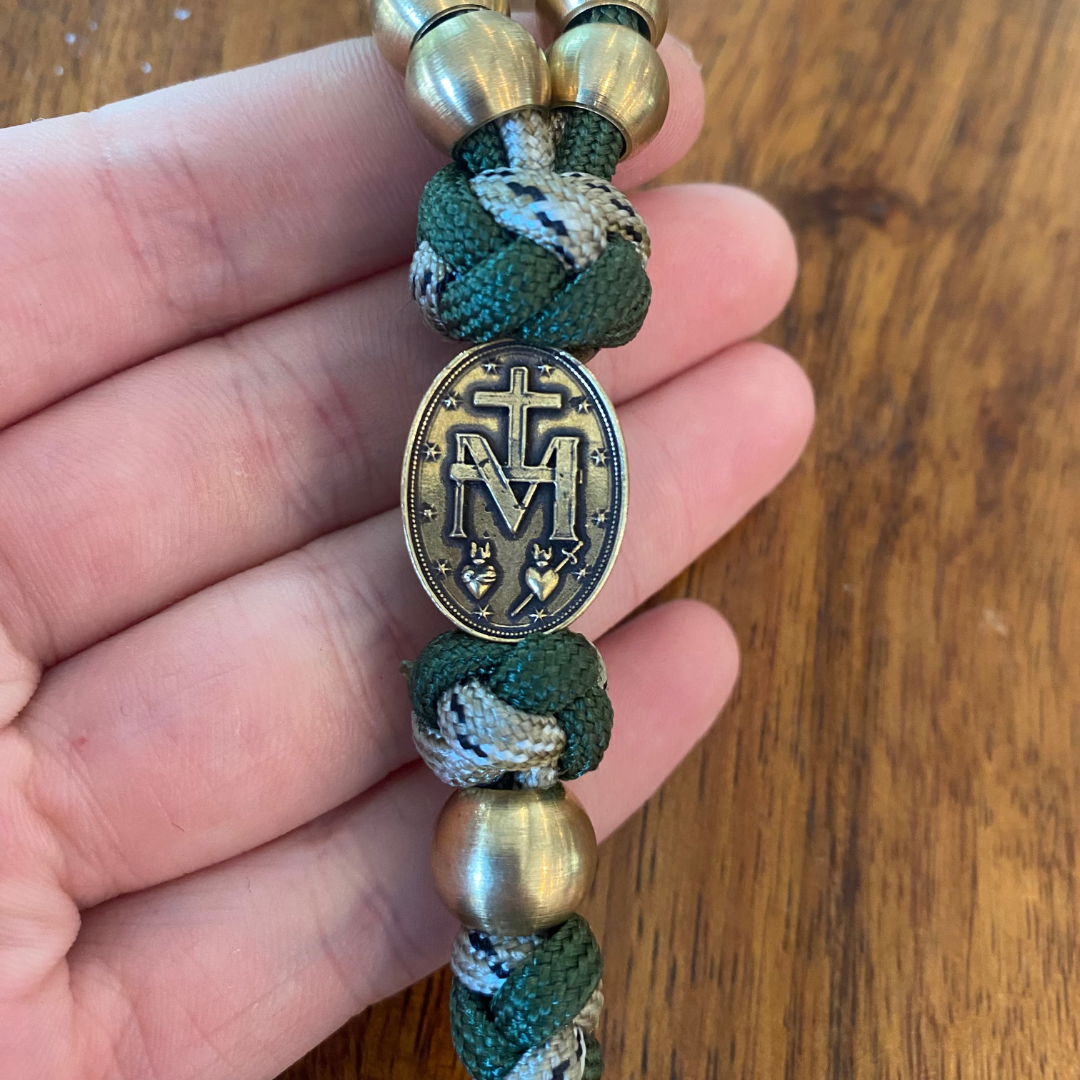Weapon for these Times: Brass Miraculous Medal Rosary