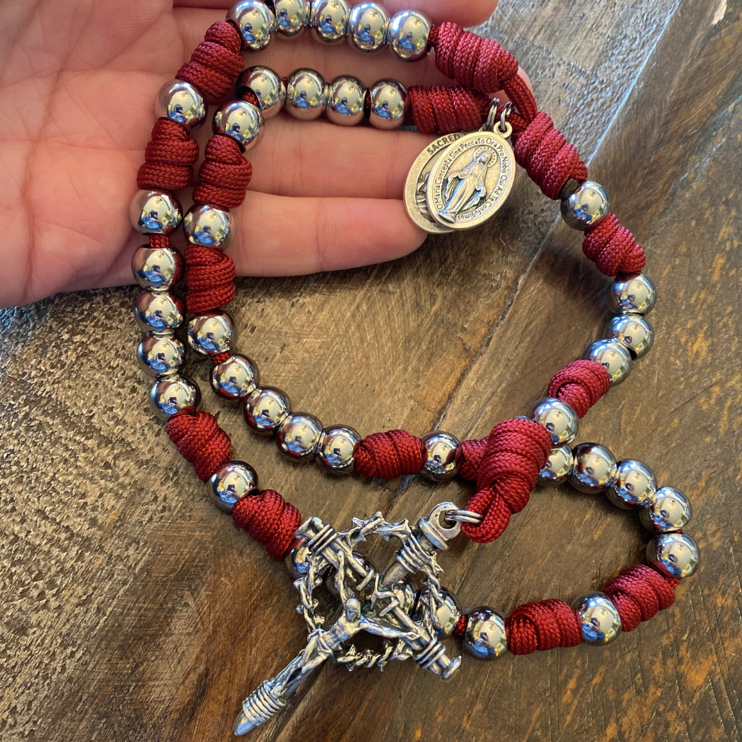Precious Blood Paracord Chaplet
