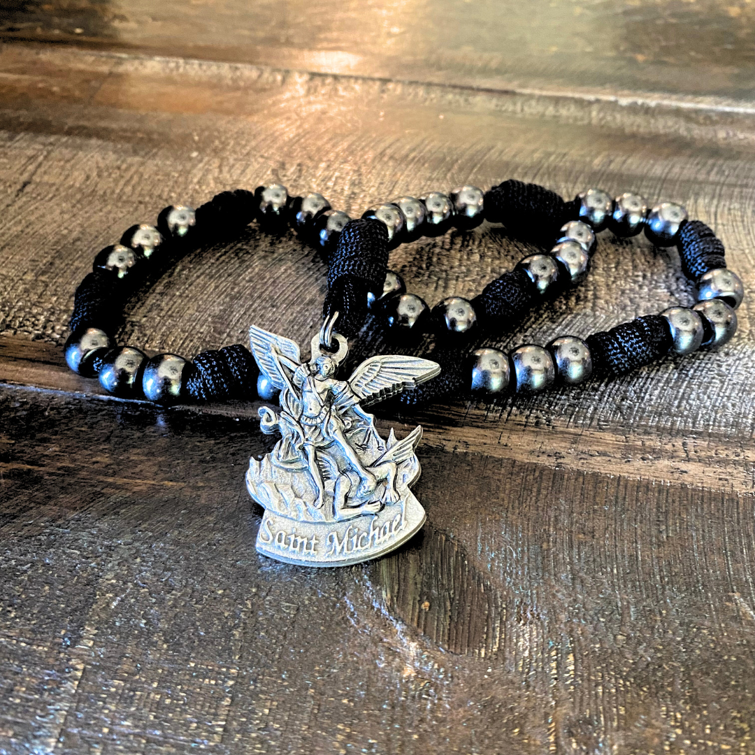 Gunmetal St Michael Paracord Chaplet