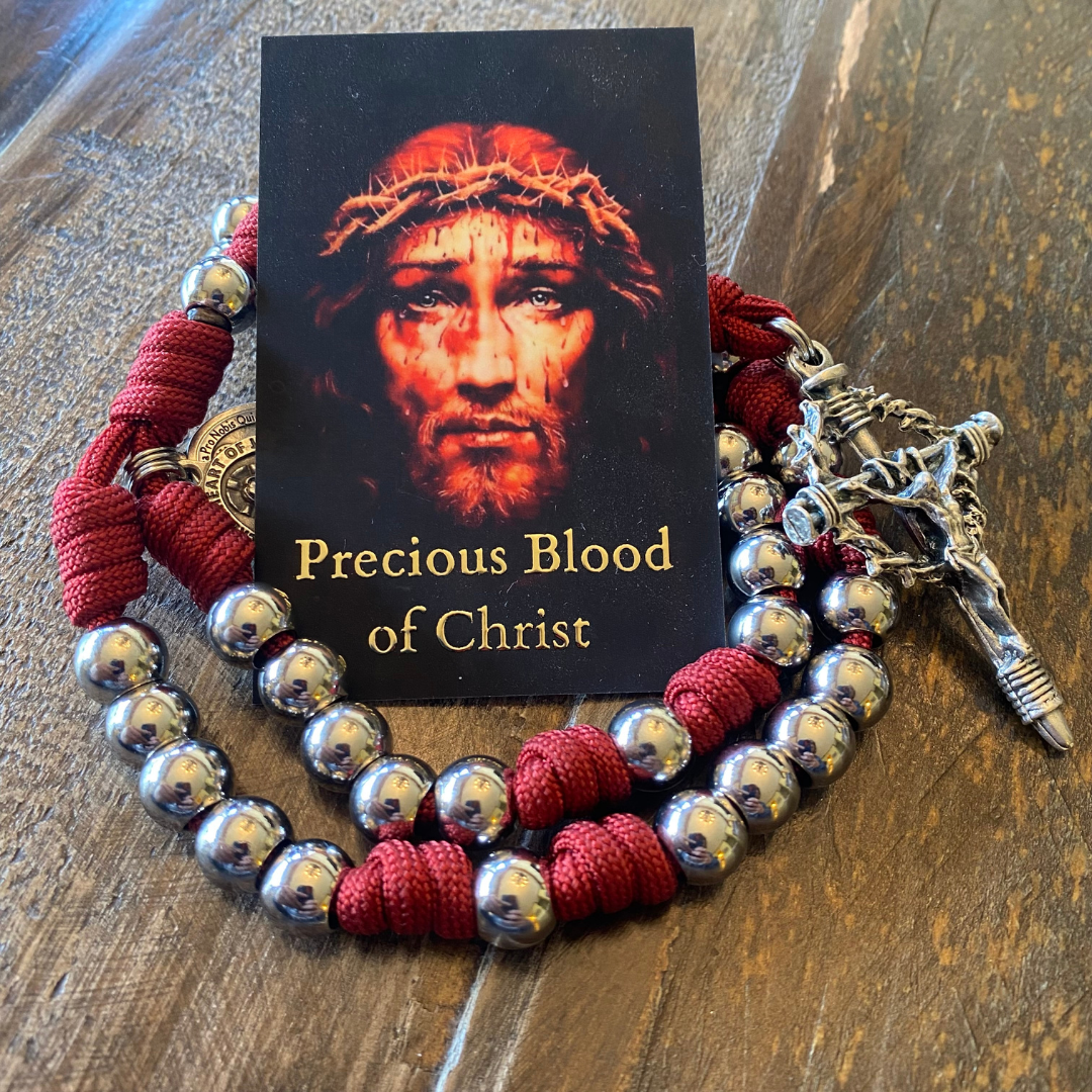 Precious Blood Paracord Chaplet
