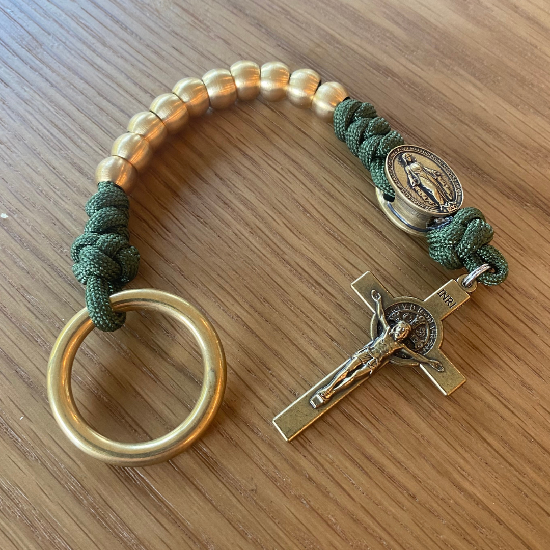 Brass Miraculous Medal Decade Rosary