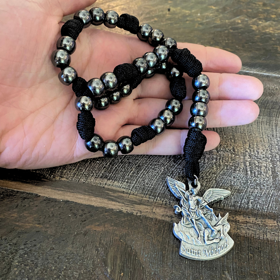 Gunmetal St Michael Paracord Chaplet