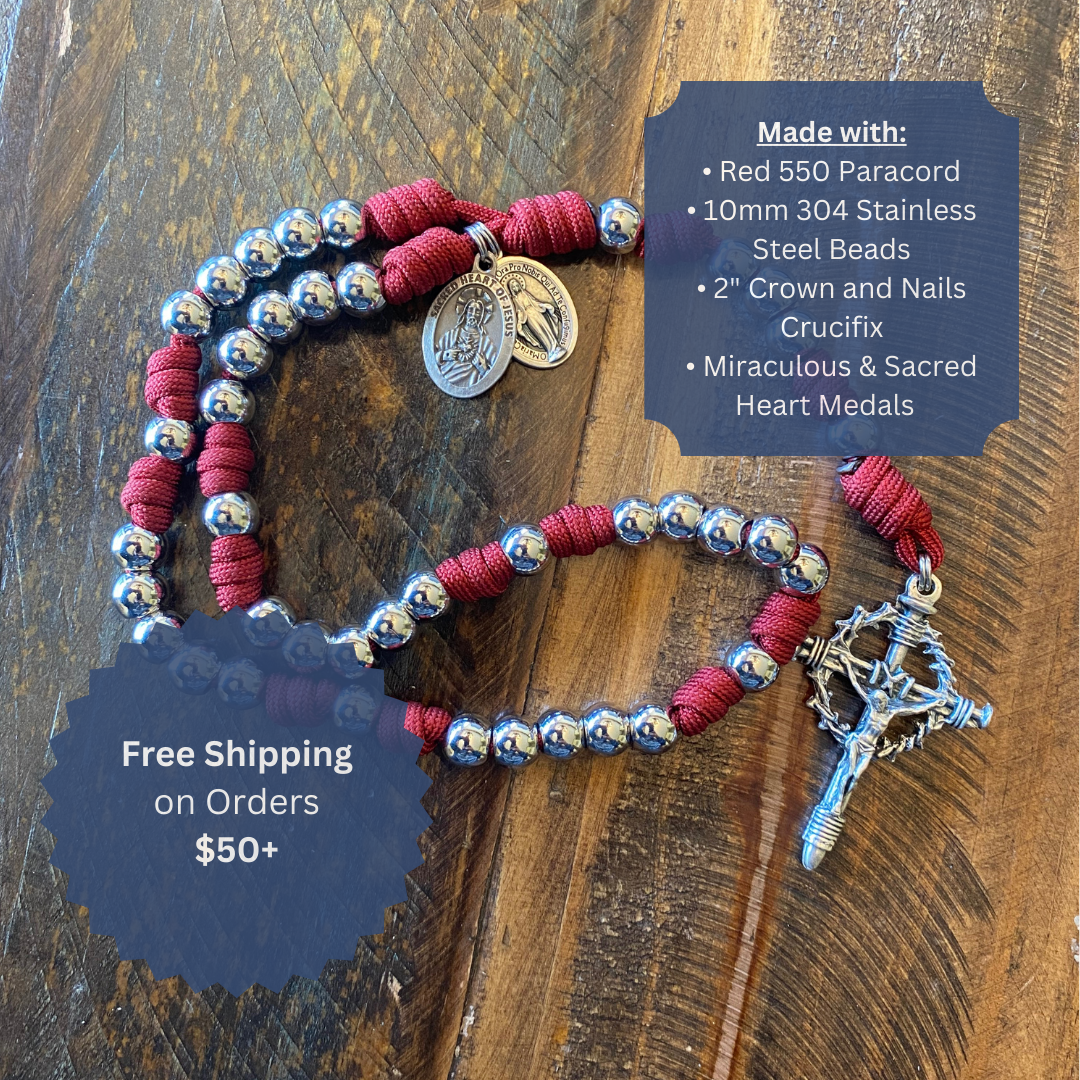 Precious Blood Paracord Chaplet