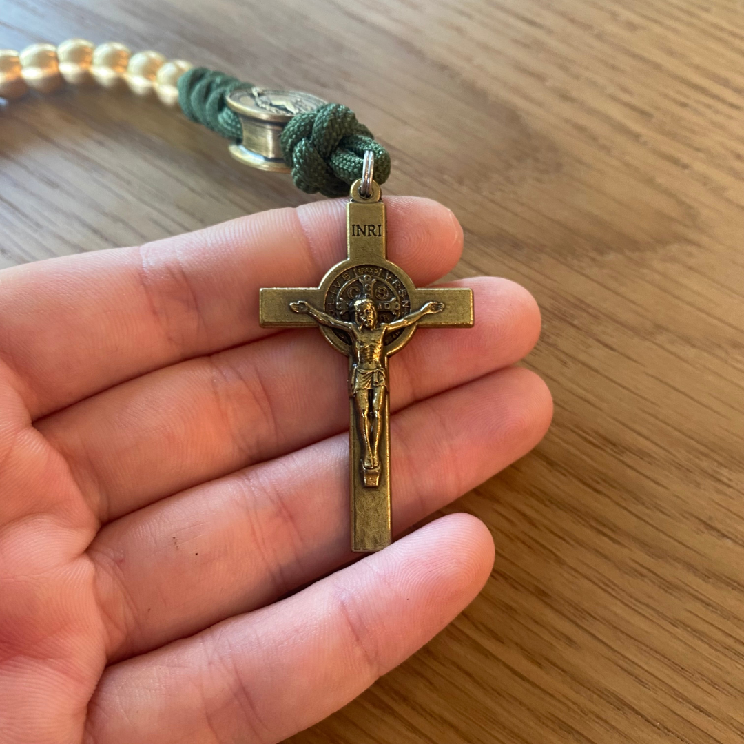 Brass Miraculous Medal Decade Rosary