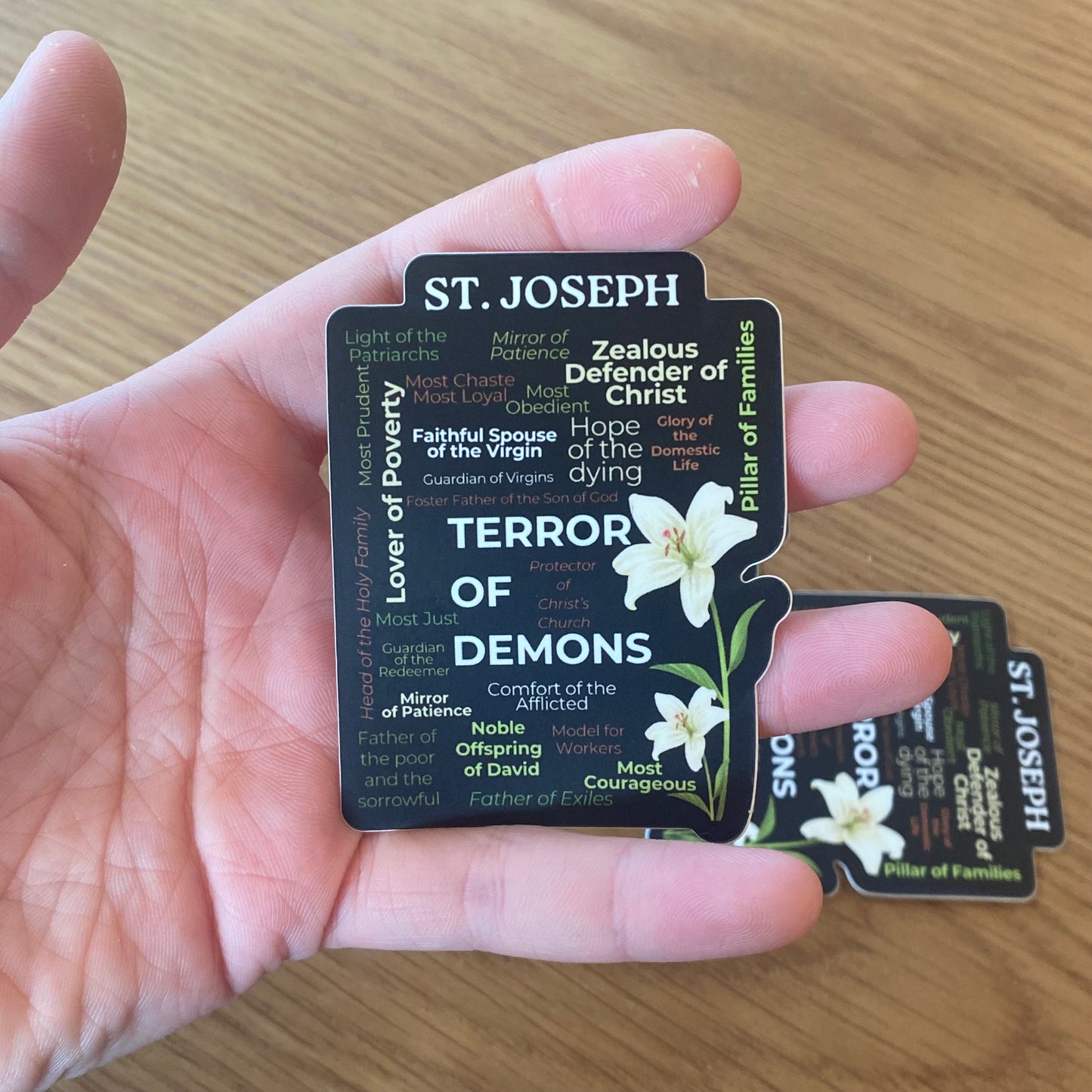 St Joseph 2 Sticker Bundle