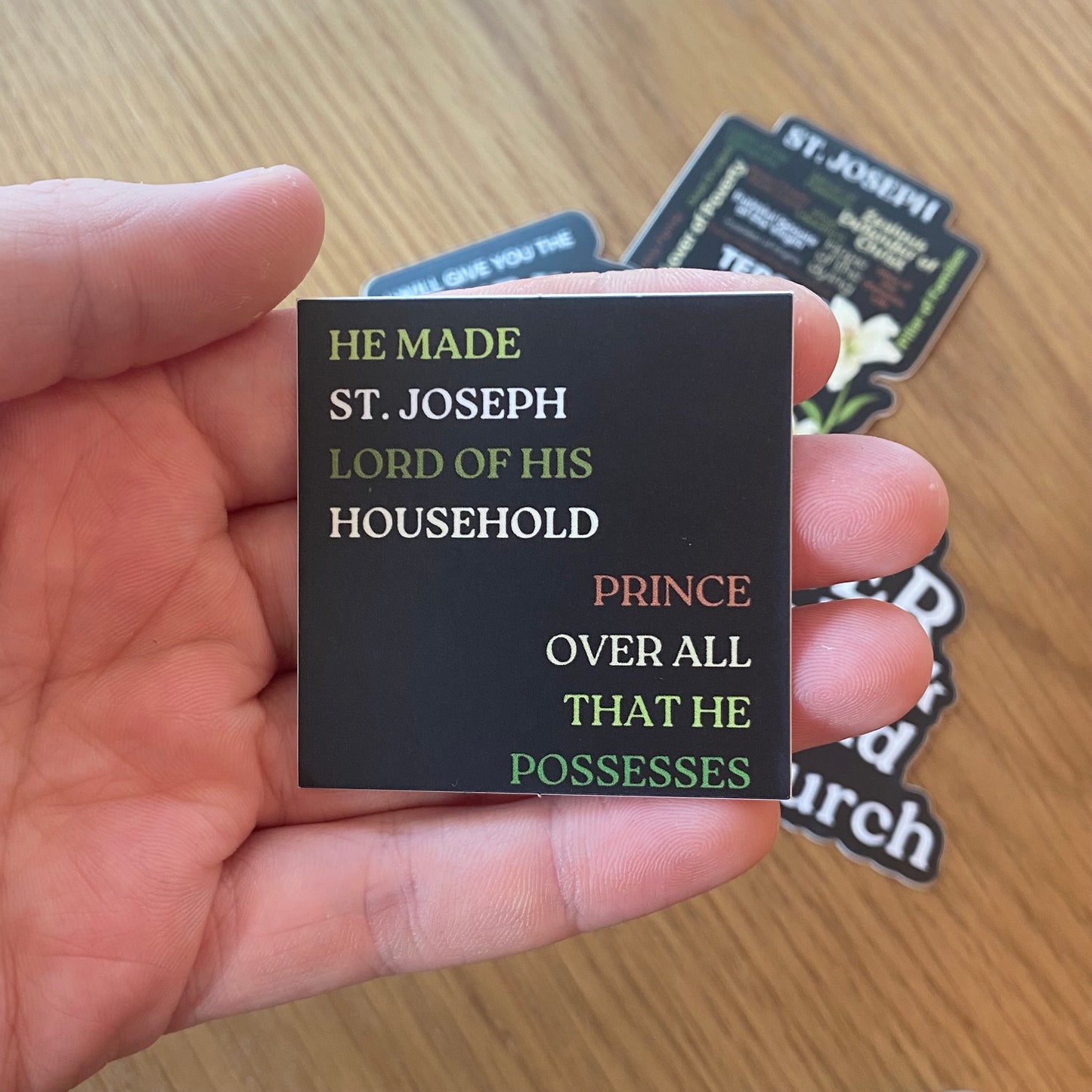 St Joseph 2 Sticker Bundle