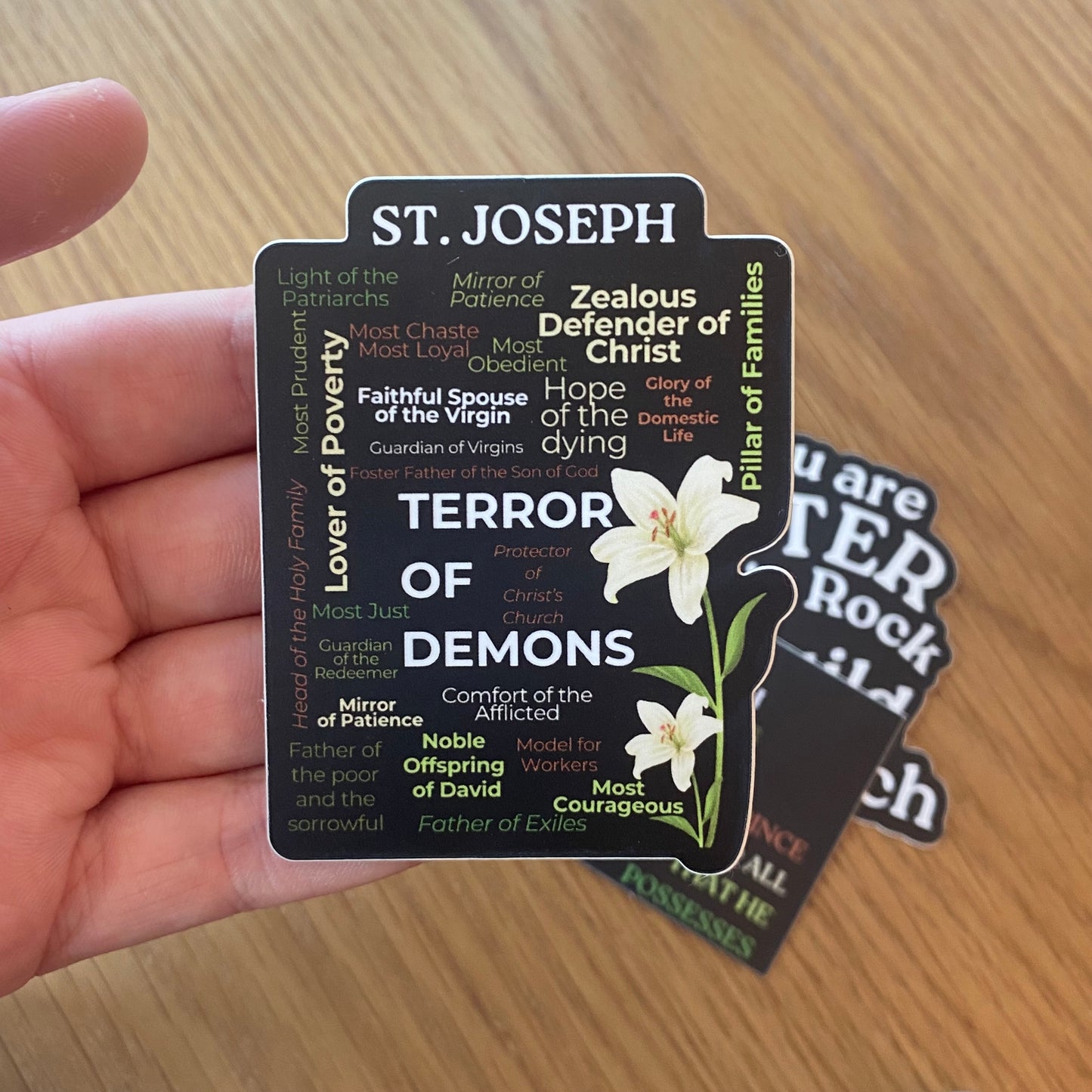 St Joseph 2 Sticker Bundle