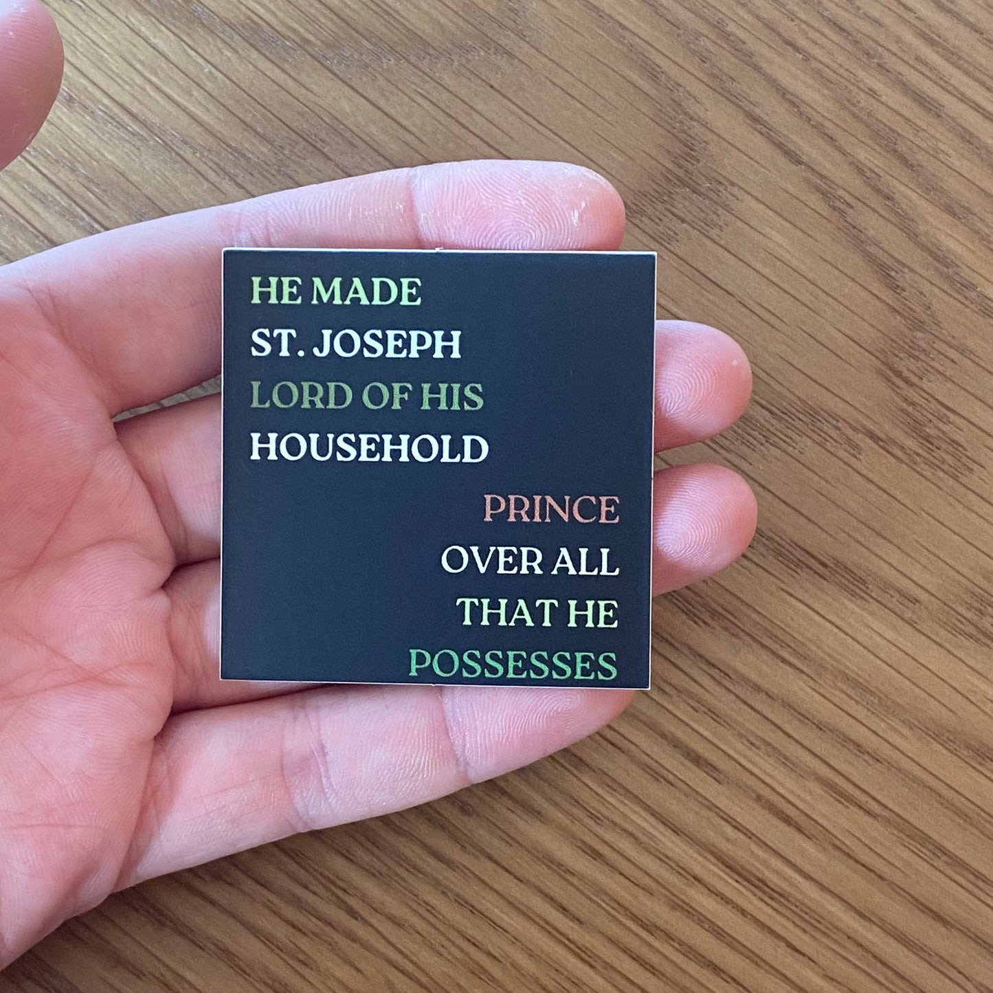 St Joseph 2 Sticker Bundle