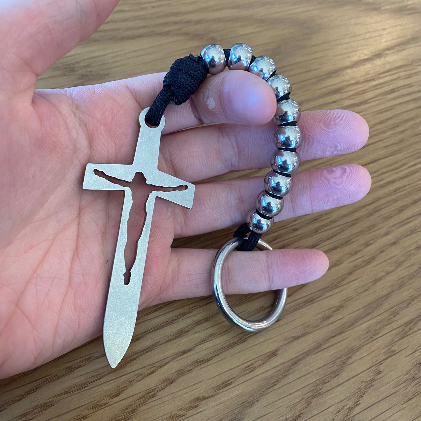Solid Stainless Steel Decade Rosary