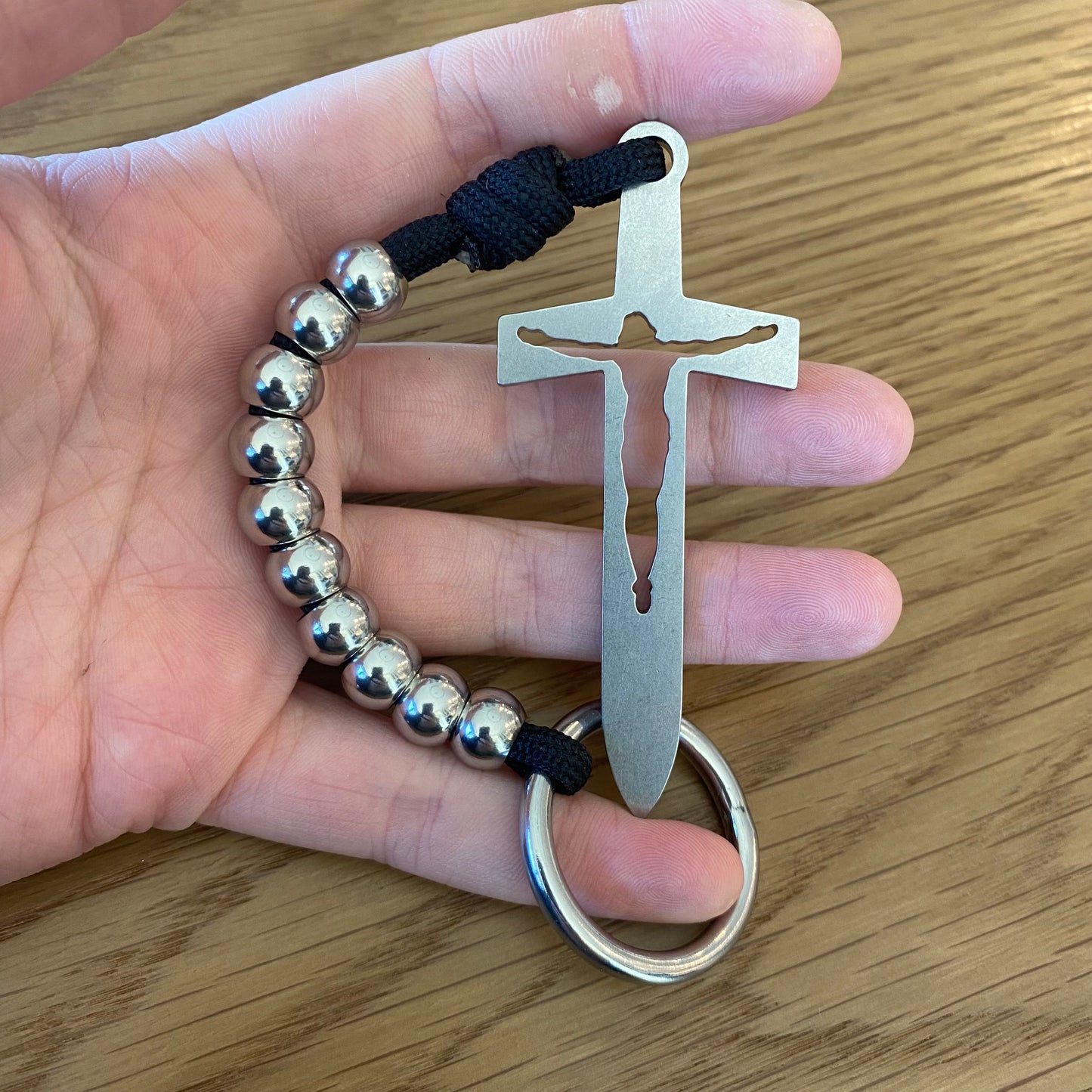 Solid Stainless Steel Decade Rosary
