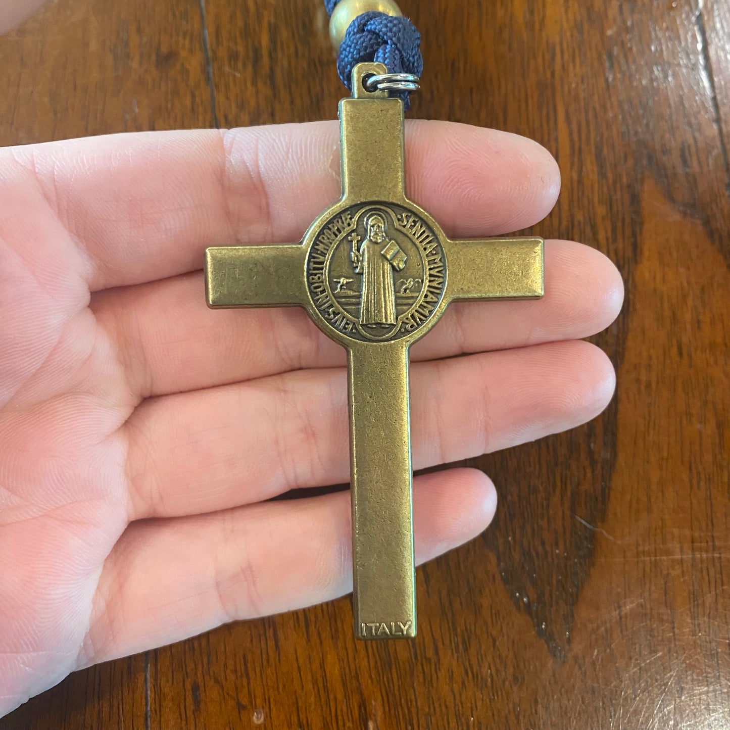 Weapon for these Times: Navy Miraculous Medal Paracord Rosary