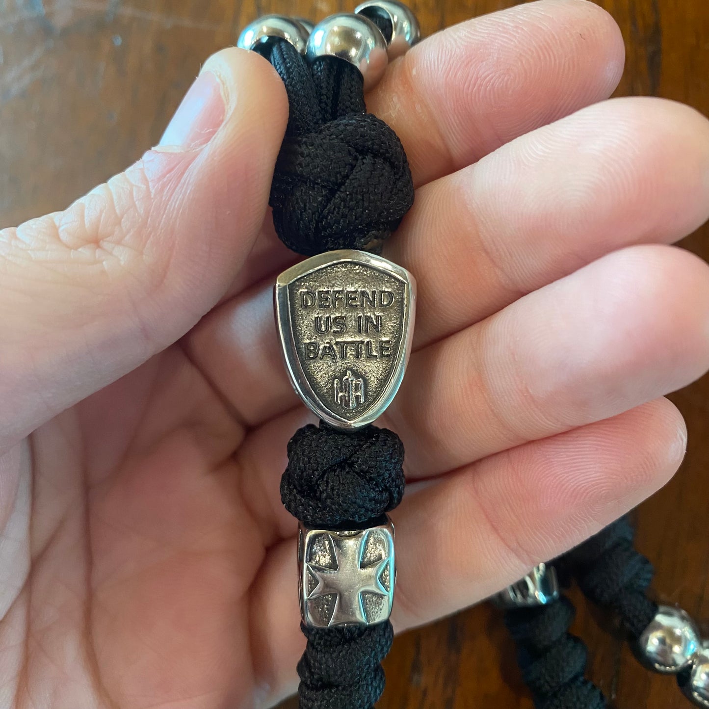 Weapon for these Times: Stainless Steel St Michael Paracord Rosary