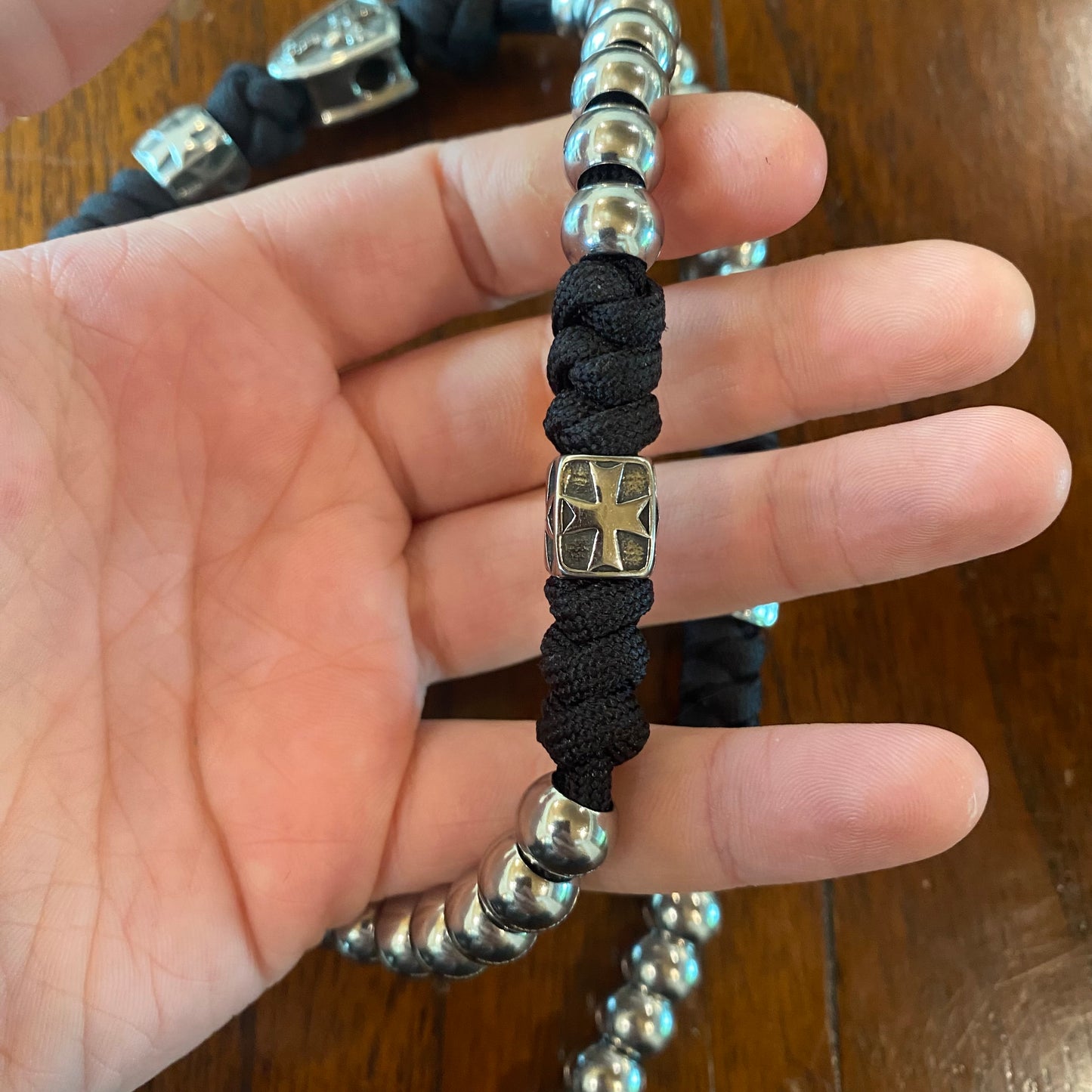 Weapon for these Times: Stainless Steel St Michael Paracord Rosary
