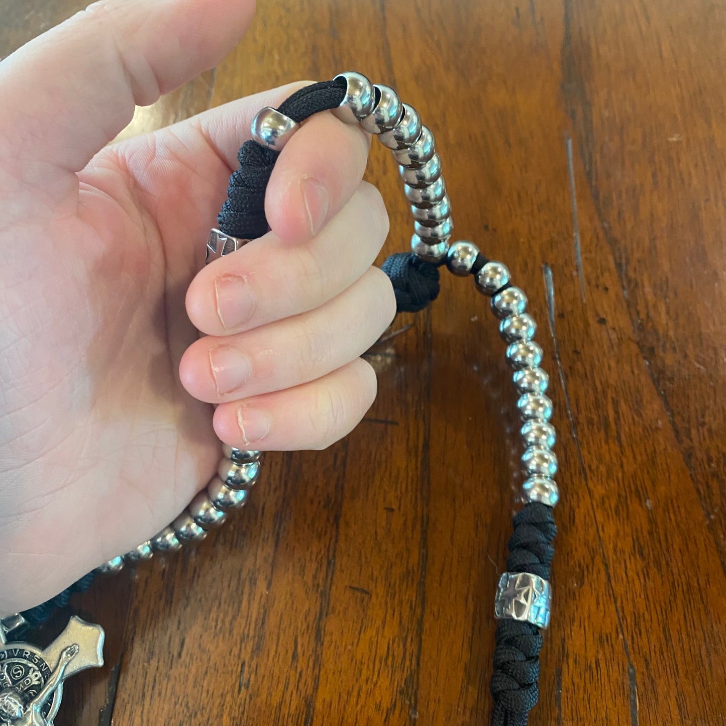 Weapon for these Times: Stainless Steel St Michael Paracord Rosary