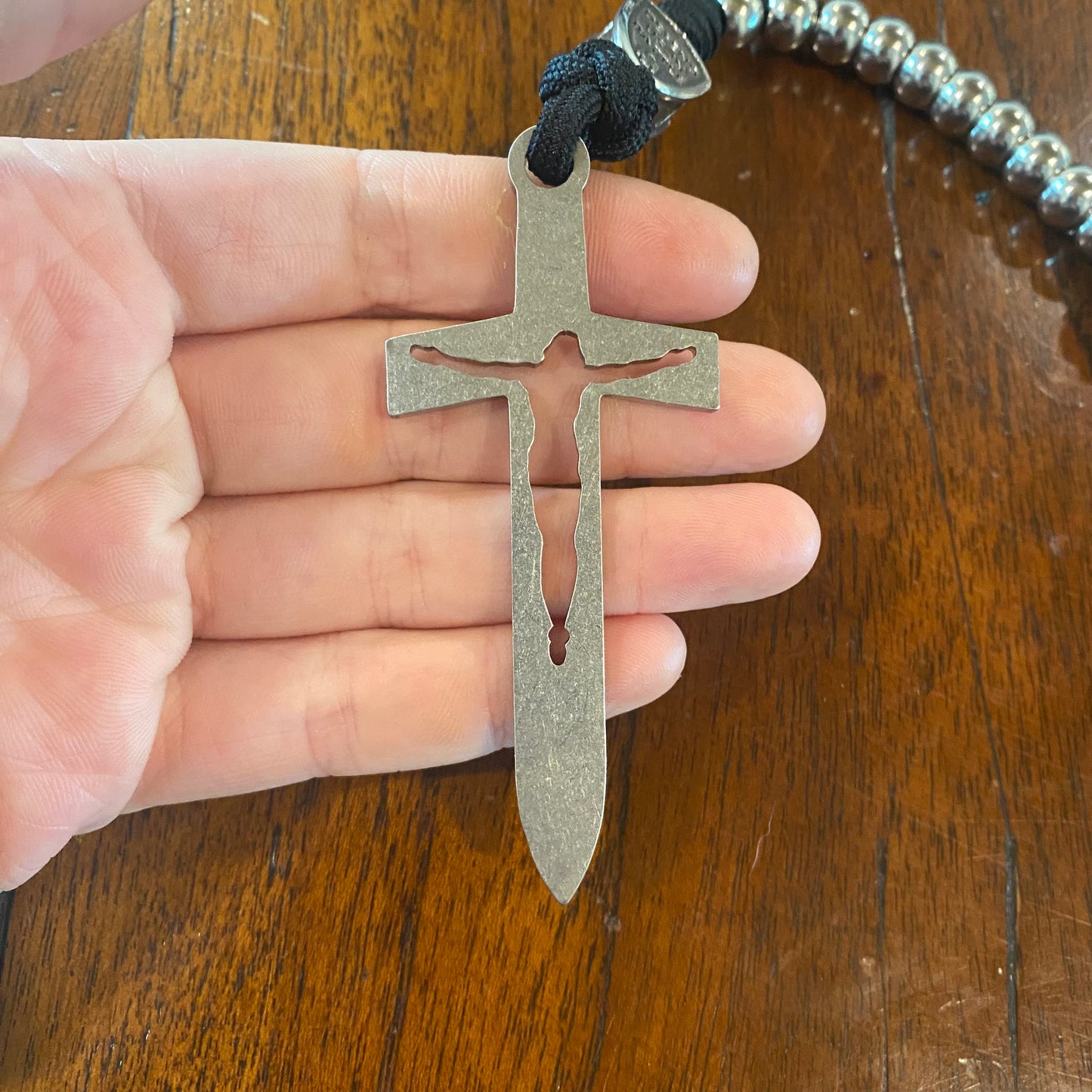 Solid Stainless Steel St Michael Decade Rosary