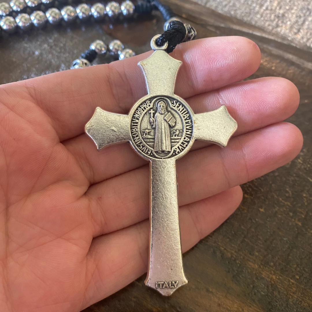 Stainless Steel Memento Mori Rosary