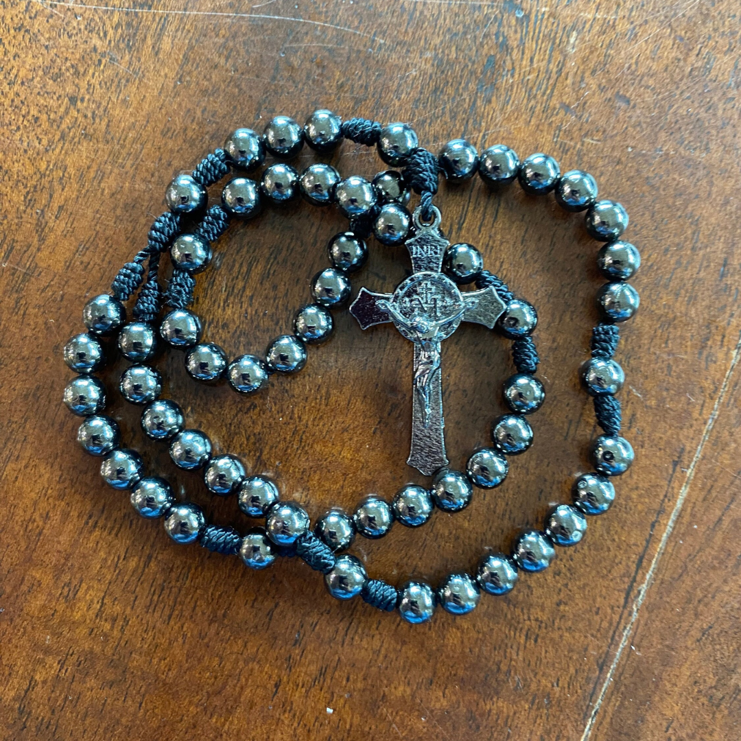 Gunmetal Pocket Seven Sorrows Paracord Chaplet