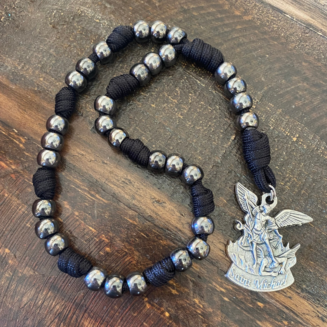 Gunmetal St Michael Paracord Chaplet