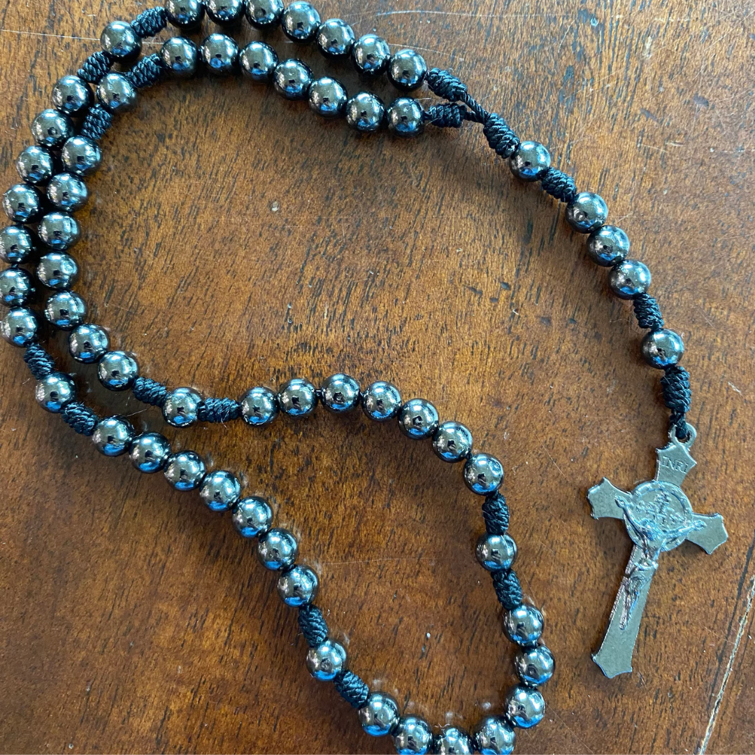 Gunmetal Pocket Seven Sorrows Paracord Chaplet