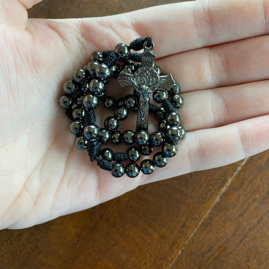 Gunmetal Pocket Seven Sorrows Paracord Chaplet