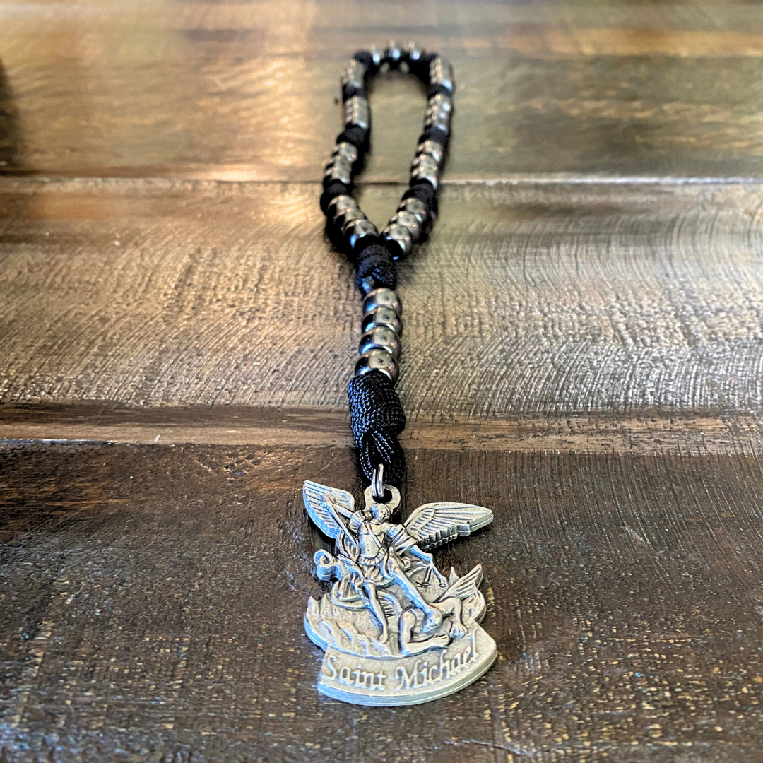 Gunmetal St Michael Paracord Chaplet