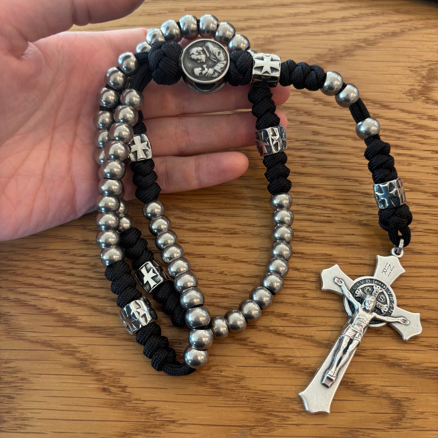 Weapon for these Times: Stainless Steel John Paul II Pro-Life Rosaries
