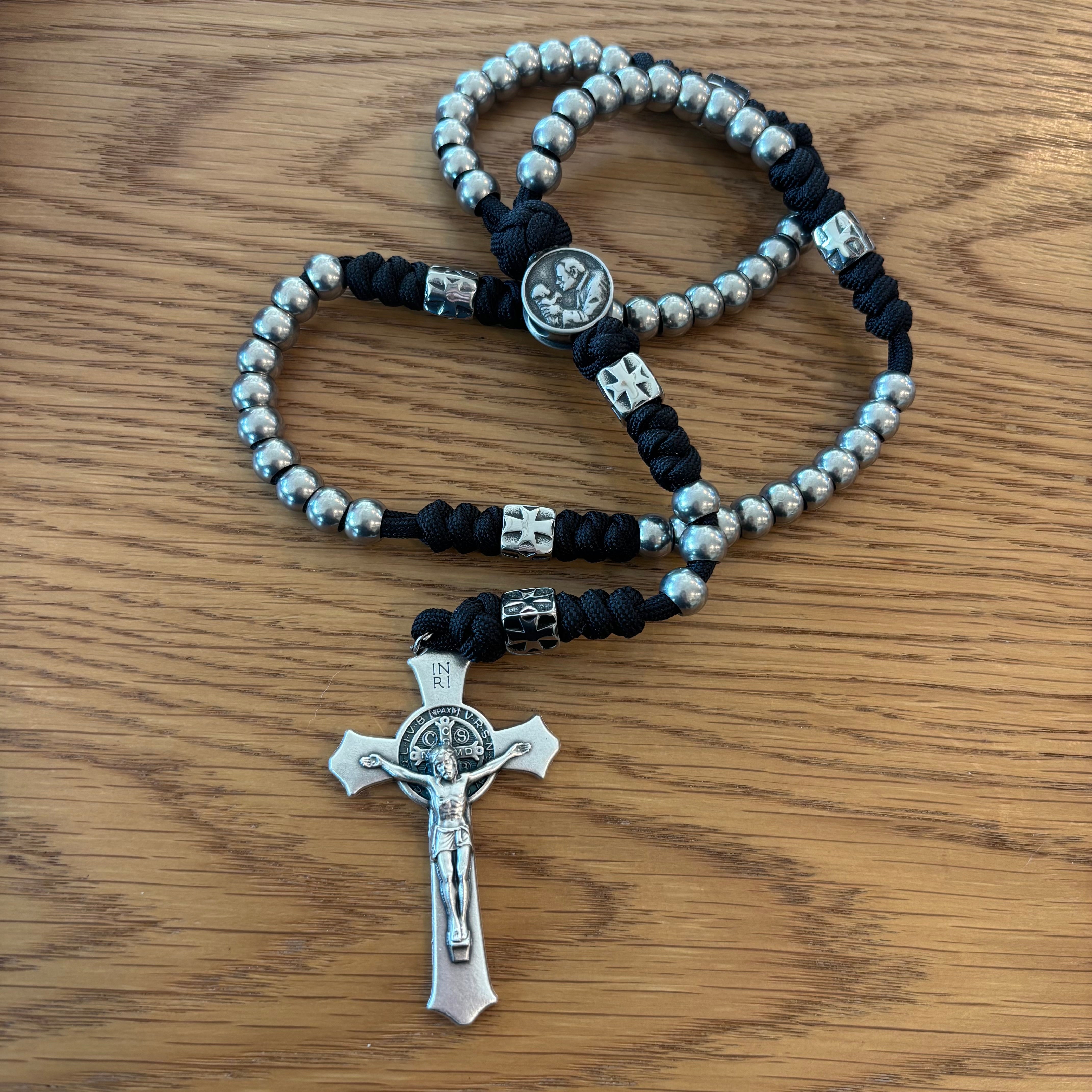 Weapon for these Times: Stainless Steel John Paul II Pro-Life Rosaries