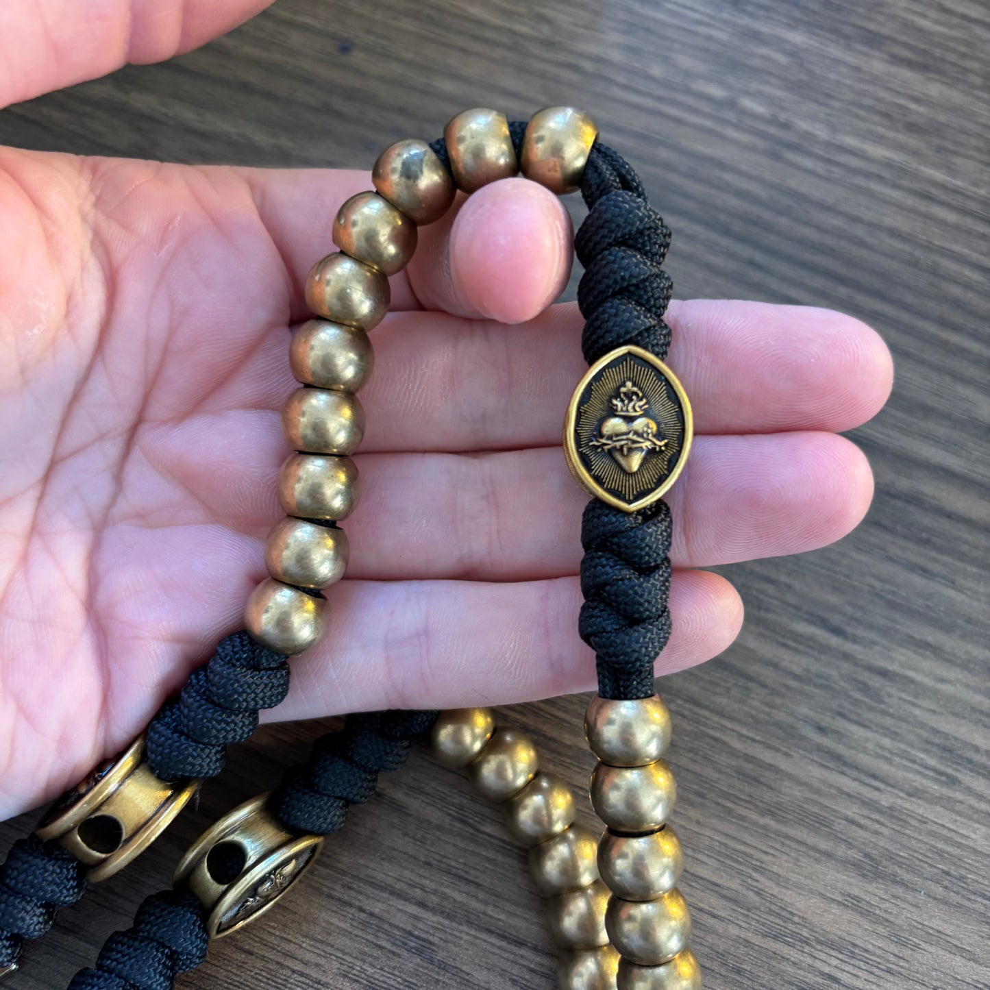 Weapon for These Times: Holy Death Brass Paracord Rosary