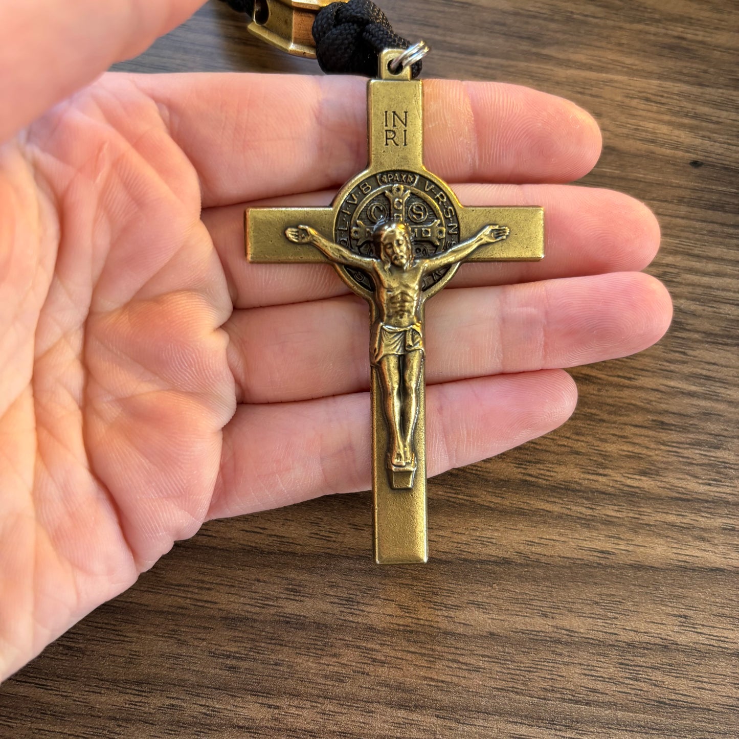 Weapon for These Times: Holy Death Brass Paracord Rosary