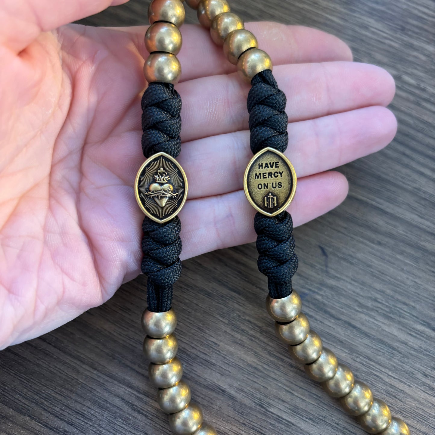 Weapon for These Times: Holy Death Brass Paracord Rosary