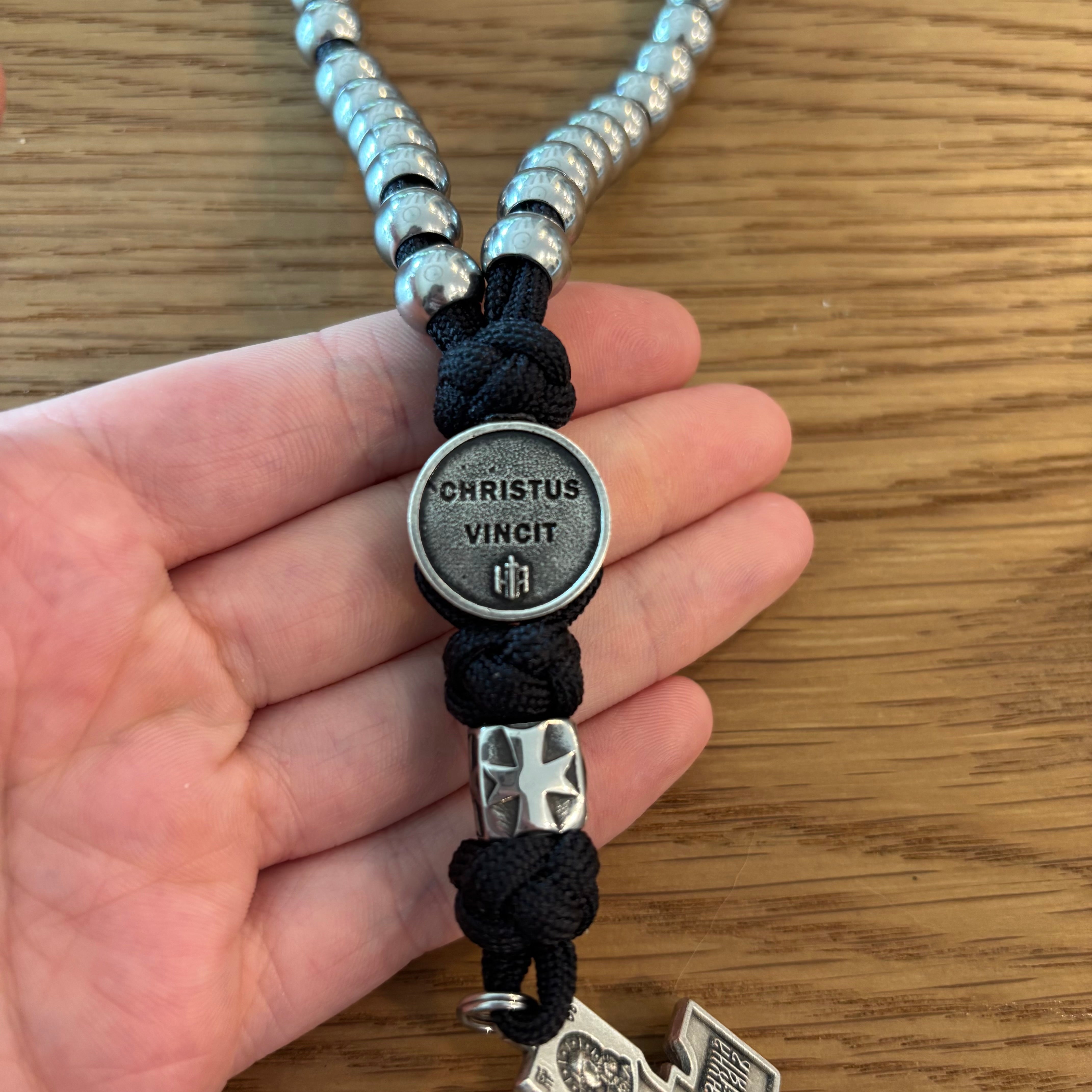 Double Corded 33 Bead Chotki with Jerusalem Cross Centerpiece